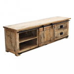 Porta tv per soggiorno Industrial in Legno cm 180x45x55 - RICK