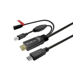 Vivolink Touchscreen Cable with - charger 7.5m Black - Warranty 144M