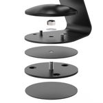 Compulocks SWBB parte e accessorio per supporti (Compulocks Swivel Base for Core Stand - Swivel - black - stand mountabl