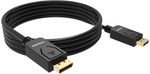 Vision-TC-3MDP-BL-cavo-DisplayPort-3-m-Nero--VISION-Professional-installation-grade-DisplayPort-cable---LIFETIME-WARRANT