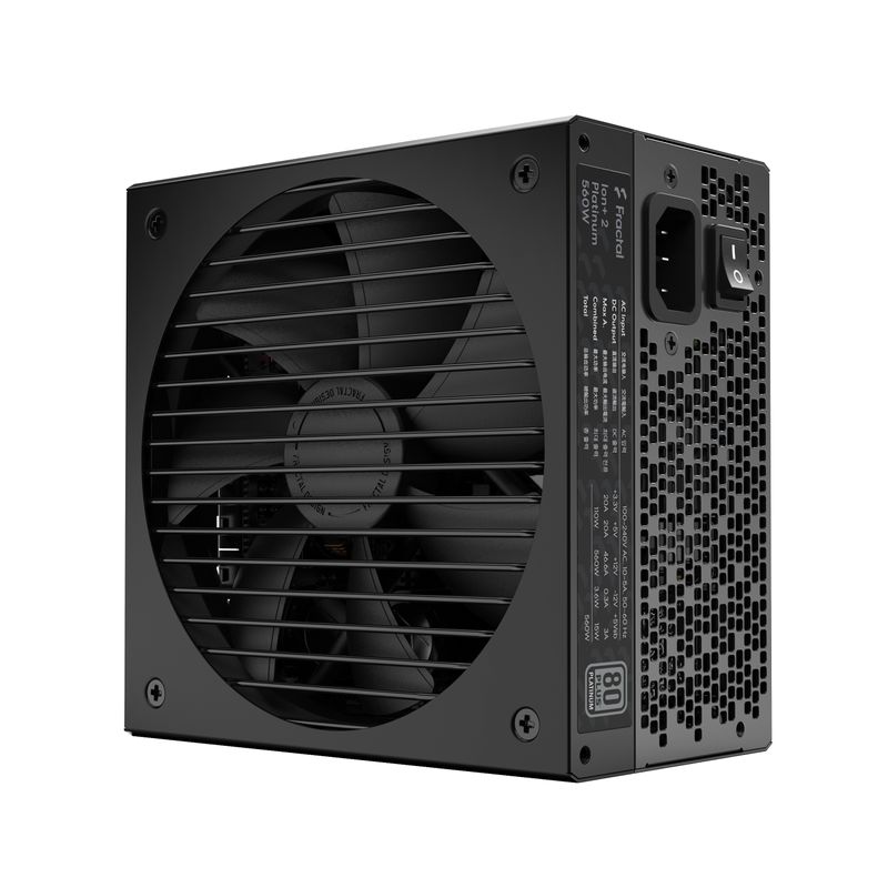 Fractal-Design-560W-ION-2-PSU-Fully-Modular-Fluid-Dynamic-Fan-80-Platinum-UltraFlex-Wires-Whisper-quiet-Mode