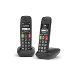 Siemens Gigaset E290 Duo Telefono analogico-DECT Nero Identificatore di chiamata