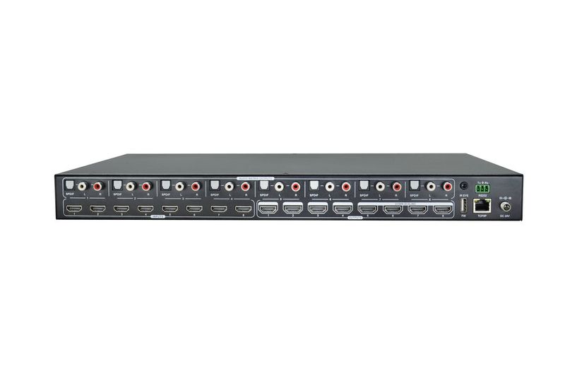 Vivolink-VLHDMIMAT8X8-interruttore-a-matrice-Commutatore-a-matrice-AV-24-W--HDMI-2.0-8x8-Matrix-switcher---w-GUI-and-RS2