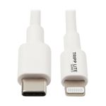 Tripp-Lite Tripp Lite M102-003-WH cavo Lightning 09 m Bianco (USB-C Type