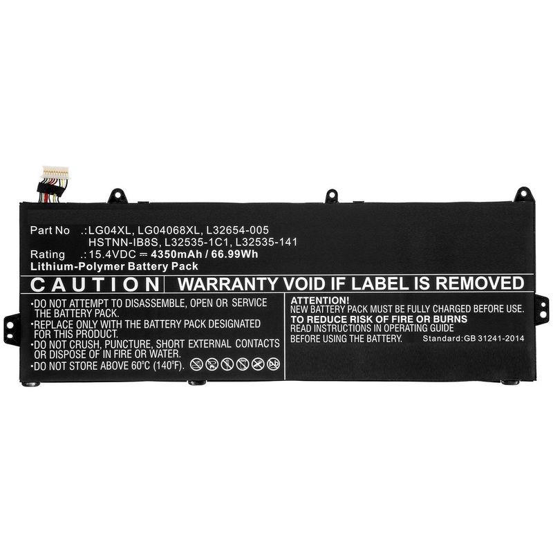 CoreParts-MBXHP-BA0243-ricambio-per-laptop-Batteria--Laptop-Battery-for-HP-66.99Wh---Li-Pol-15.4V-4350mAh-Black---66.99W