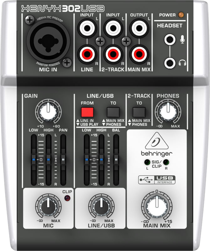 302USB---Mixer-audio