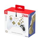 Hori-HORIPAD-Turbo-Zelda-Oro-Bianco-Gamepad-Nintendo-Switch