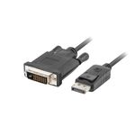 Lanberg CA-DPDV-10CU-0030-BK cavo e adattatore video 3 m DisplayPort DVI-D Nero