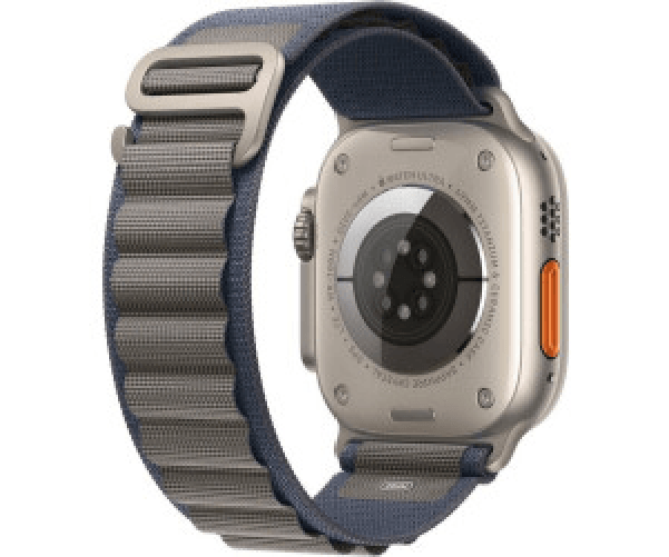Apple-Watch-Ultra-2-GPS---Cellular-Cassa-49m-in-Titanio-con-Blu-Alpine-Loop---Large