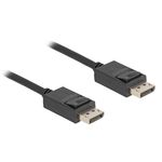 Delock Cavo DisplayPort coassiale Delock 16K 60 Hz 80 Gbps 1 m