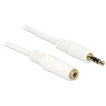 Delock Cavo di prolunga jack da 35 mm spina a 3 pin  presa 2 m bianco