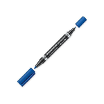 Staedtler-Lumocolor-Duo-marcatore-permanente-Punta-a-ogiva-sottile-Blu-1-pz