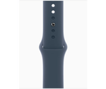 Apple-Watch-Series-9-GPS---Cellular-Cassa-41mm-in-Alluminio-Argento-con-Cinturino-Sport-Blu-Tempesta---S-M