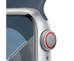 Apple-Watch-Series-9-GPS---Cellular-Cassa-41mm-in-Alluminio-Argento-con-Cinturino-Sport-Blu-Tempesta---S-M