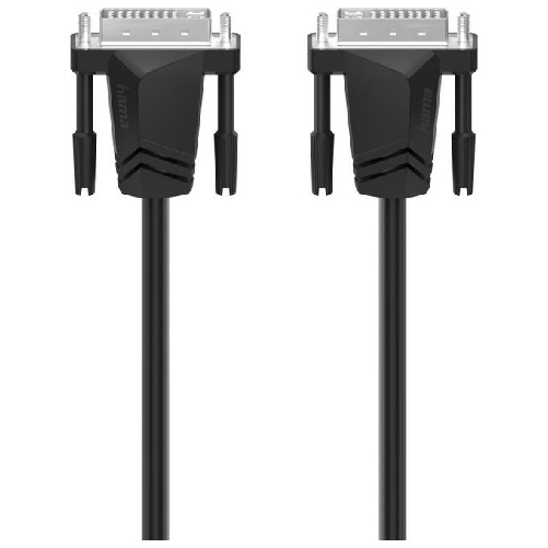 Hama Cavo monitor DVI-D M/DVI-D M, Single Link (18+1 pin), 1,5 metri, WQHD 1440p, ferrite, grigio