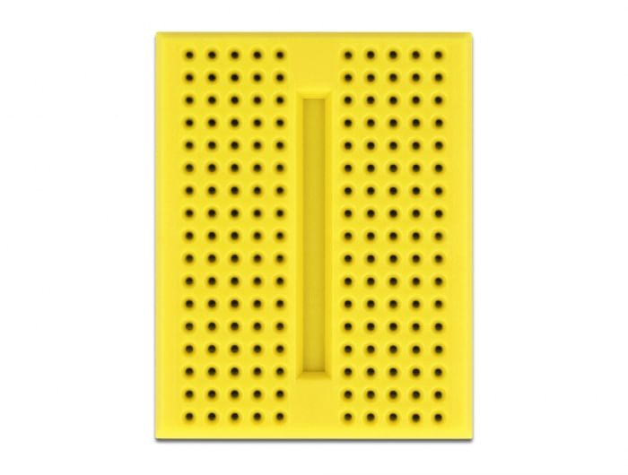 Delock-Mini-breadboard-sperimentale-170-contatti-gialla