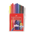 Faber Castell Faber-Castell 155310 marcatore Nero, Blu, Marrone, Ciano, Verde, Rosa, Rosso, Viola, Giallo 10 pezzo(i)