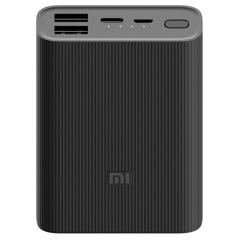 Xiaomi-Mi-Power-Bank-3-Ultra-Compact-Polimeri-di-litio--LiPo--10000-mAh-Nero