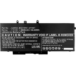 CoreParts MBXDE-BA0145 ricambio per laptop Batteria (Laptop Battery for Dell - 4408Wh Li-Pol 7.6V 5800mAh - 4408Wh Li-Po