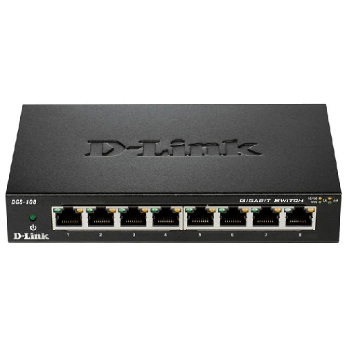 D-Link-DGS-108-switch-di-rete-Non-gestito-L2-Gigabit-Ethernet--10-100-1000--Nero