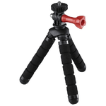 Hama-Flex-2in1-treppiede-Fotocamere-digitali-film-3-gamba-gambe-Nero-Rosso