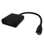 Microconnect HDMIDVGAB cavo e adattatore video 025 m HDMI tipo D Micro VGA D-Sub Nero (HDMI Micro - VGA adapter M-F - HD