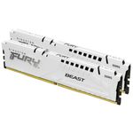 Kingston Technology FURY Beast 32GB 6000MT/s DDR5 CL30 DIMM (Kit of 2) White XMP