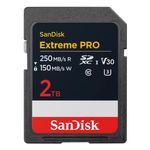 SanDisk Extreme PRO 2 TB SDXC UHS-I Classe 10 (Extreme PRO 2TB SDXC 250MB/s UHS-I)