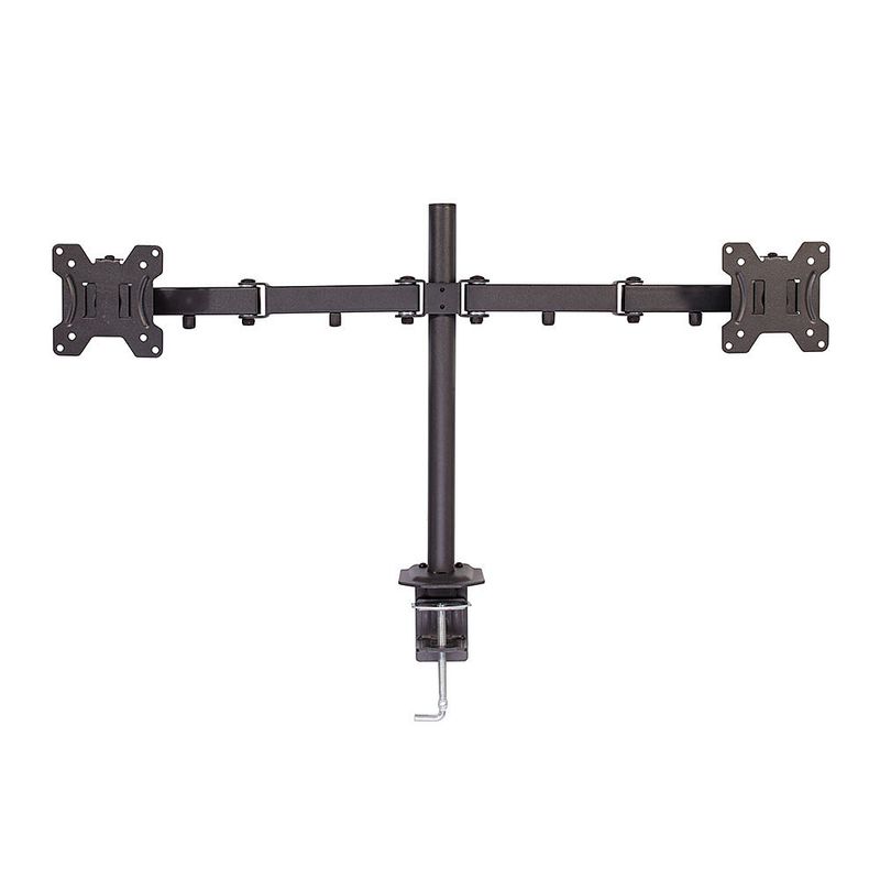 Lindy-40658-supporto-da-tavolo-per-Tv-a-schermo-piatto-711-cm-28-Nero-Scrivania--DUAL-DISPLAY-BRACKET-W-POLE---AND-DESK-