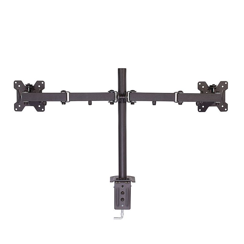 Lindy-40658-supporto-da-tavolo-per-Tv-a-schermo-piatto-711-cm-28-Nero-Scrivania--DUAL-DISPLAY-BRACKET-W-POLE---AND-DESK-