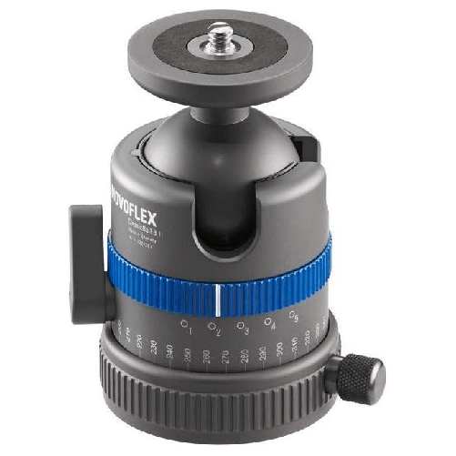 Novoflex-CB3-II-testa-per-treppiede-Nero-Blu-Metallo-1-4-3-8--Palla