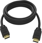 VISION-Professional---HDMI-con-cavo-Ethernet---Da-HDMI--M--a-HDMI--M----50-cm---Nero---Supporto-4K--TC-0.5MHDMI-BL-