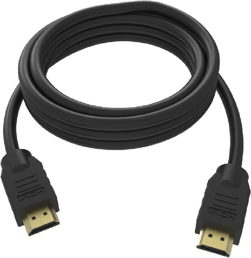 VISION-Professional---HDMI-con-cavo-Ethernet---Da-HDMI--M--a-HDMI--M----50-cm---Nero---Supporto-4K--TC-0.5MHDMI-BL-