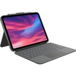 Logitech Combo Touch Grigio Smart Connector QWERTY Inglese UK (Combo Touch For iPad 10th Gen) - Versione UK