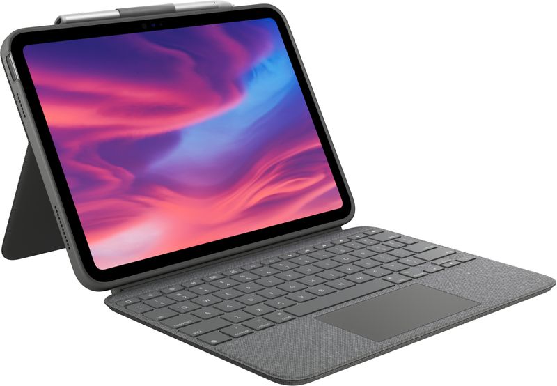 Logitech-Combo-Touch-Grigio-Smart-Connector-QWERTY-Inglese-UK--Combo-Touch-For-iPad-10th-Gen----Versione-UK