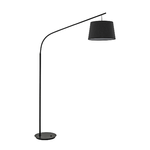 Ideal Lux Piantana Industrial-Minimal Daddy Metallo Nero 1 Luce E27