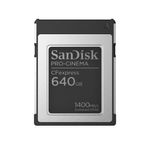 SanDisk PRO-CINEMA CFexpress 640 GB (SanDisk PRO-CINEMA - Scheda di memoria flash - 640 GB - CFexpress Tipo B)