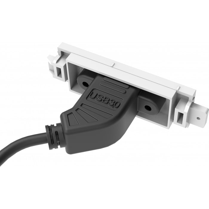 Vision-TC3-USBB-presa-energia-USB-Bianco--VISION-Techconnect-Modular-AV-Faceplate---LIFETIME-WARRANTY---USB-B-on-front-t