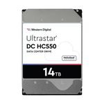 Western Digital Ultrastar DC HC550 disco rigido interno 14 TB 7200 Giri/min 512 MB 3.5" SAS