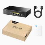 Cudy-GS1005PTS1-switch-di-rete-Gigabit-Ethernet--10-100-1000--Supporto-Power-over-Ethernet--PoE--Nero