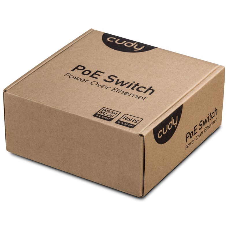 Cudy-GS1005P-switch-di-rete-Gigabit-Ethernet--10-100-1000--Supporto-Power-over-Ethernet--PoE--Grigio