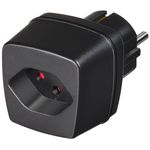 Brennenstuhl brennstuhl Travel Adapter - Adattatore per connettore di alimentazione - Nero (1508480)