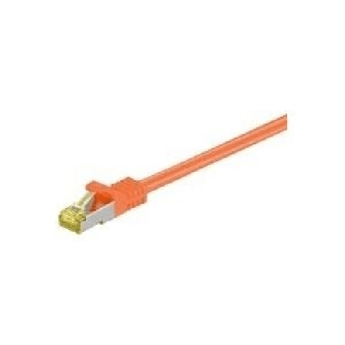 Wentronic-goobay---Cavo-patch---Da-RJ-45--M--a-RJ-45--M----25-cm---SFTP-PiMF--Cavo-grezzo-Cat.7---senza-alogeni-sagomato