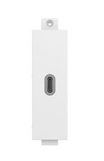 VISION-Techconnect-Modular-AV-Faceplate---LIFETIME-WARRANTY---USB-C-module---C-3.1-type-socket-on-the-front---One-tail-w