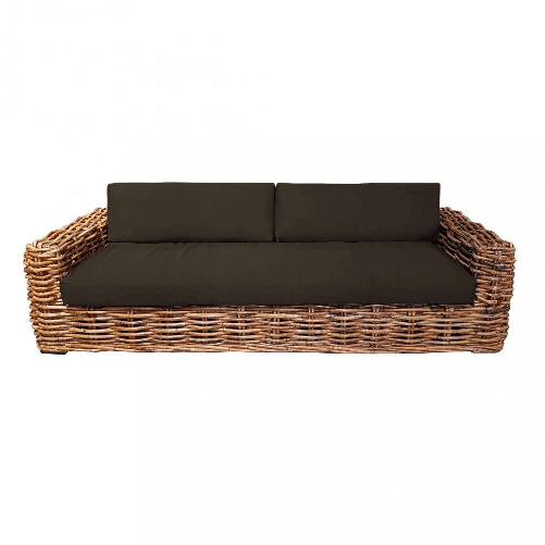 Divano da Giardino 3 posti in Rattan naturale - NATUR