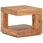 vidaXL Tavolo da Salotto 45x45x40 cm in Legno Massello di Acacia