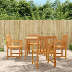 vidaXL Sedie da Giardino 4 pz 56x55,5x90 cm Legno Massello di Acacia