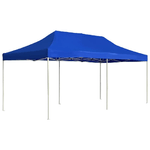 vidaXL Gazebo Professionale Pieghevole Alluminio 6x3 m Blu