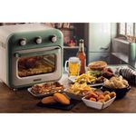 Ariete-4632-Friggitrice-ad-aria-e-forno-Vintage-1400W-2in1-Capacita-16L-Accessori-inclusi-Timer-60-minuti-Doppio-vetro-Verde