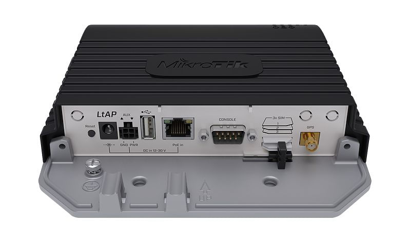 MikroTik-LtAP-LTE-kit--LTE-Router--RBLtAP-2HnD-R11e-LTE-LTE-150Mb-s-24GHz-1x-RJ45-1000Mb-s-2x-miniPCI-e-3x-SIM-1x-USB